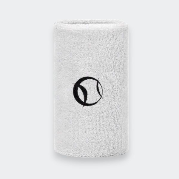 Tennis Wristband Large x 1 etennis-WhiteWristband